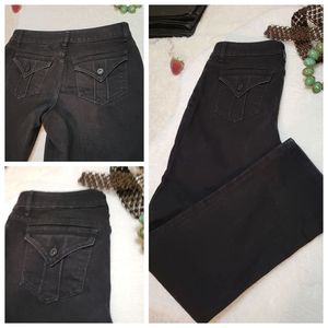 Simply Vera by Vera Wang Jeans Black Denim straight leg👖 #fashion #style